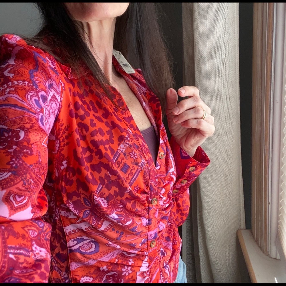 Free People button down shirt